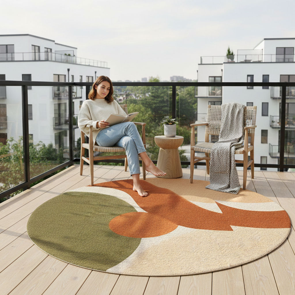 KAXO - Hand Tufted Geometric Carpet